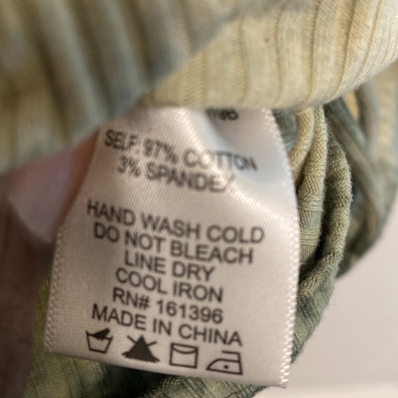 Skylar + Madison Tie Dye Ribbed Sleeveless Tee rouched sides  adjustable ties M - Picture 4 of 6